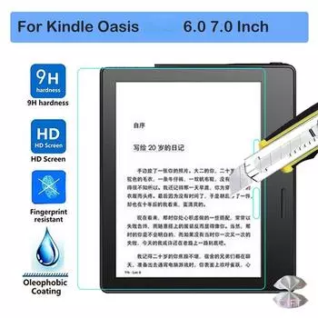 1/2/3 шт. Защитная пленка для экрана для Kindle Oasis 6 дюймов, Oasis 2017 7 дюймов, Oasis 2019 7 дюймов Высококачественное защитное закаленное стекло для планшета HD 1PC Oasis 6 прозрачный