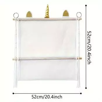 1/2/3 слоя, настенный органайзер для плюшевых игрушек в стиле бохо, экономит место в спальне, вмещает несколько вещей для домашнего хранения