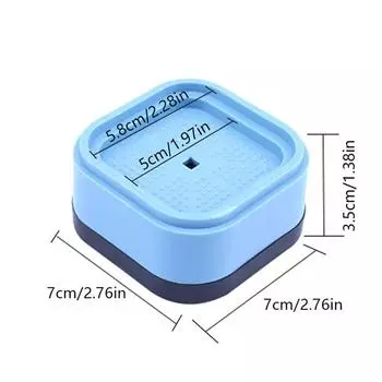 1/2/3 слоя регулируемая подушечка для ног для стиральной машины, нескользящий антивибрационный фиксатор, основание для увеличения кронштейна для холодильника, инструмент для поддержки layer синий