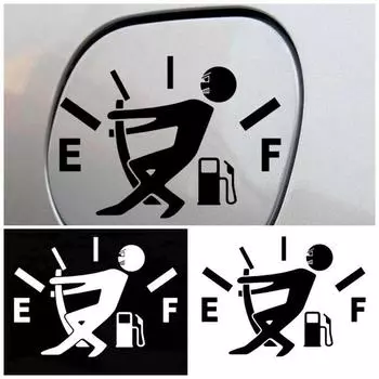 1/2/3PCS High Gas Consumption Decal Funny Waterproof Car Interior Accessories Car Vinyl Decal Sticker Reflective Car Sticker