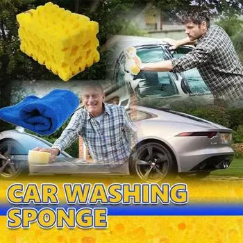 1/2/3PCS Multi-Function sponge Cleaning Brush Car Wheel clean Interior home wash car Detailing Clean care car