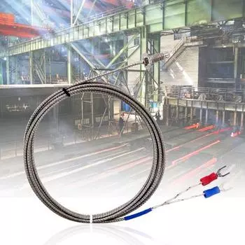 1/2/4/5 м термопарный зонд типа K, имперский винтовой датчик температуры M6, измеритель температуры 1M