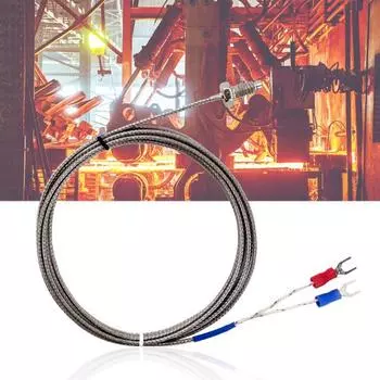 1/2/4/5 м термопарный зонд типа K, имперский винтовой датчик температуры M6, измеритель температуры 1M