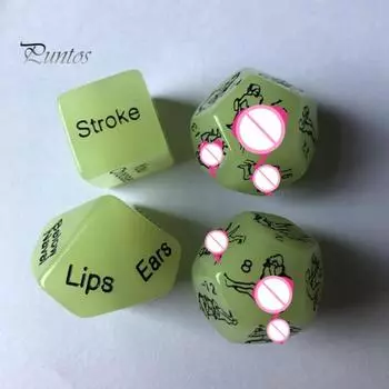 1/2/4/5 шт. сексуальные многоразовые игральные кости безопасный захватывающий светящийся дизайн хитрая игрушка для ночного клуба для бесконечного веселья A