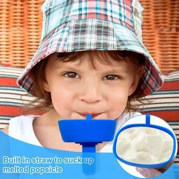 1/2/4/6/8 шт. держатель для мороженого на двойной стойке без BPA можно мыть в посудомоечной машине беспроблемные держатели для мороженого для детей со встроенной трубочкой экологичные многоразовые 4