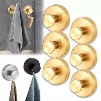 1/2/4/6 шт. крючки для стеклянных дверей присоски вешалки для венков грузоподъемность 15 фунтов легко устанавливается полотенце 1pc чёрный