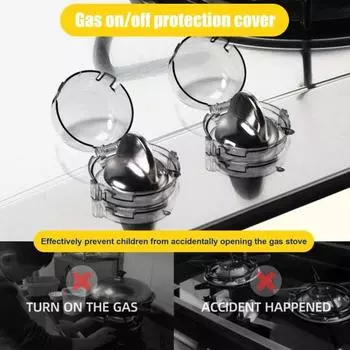 1/2/4/6 шт. прозрачная крышка ручки газовой плиты пылезащитная детская кухонная микроволновая печь переключатель ручка фиксатор защита от детей 1pc