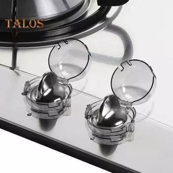 1/2/4/6 шт. прозрачная крышка ручки газовой плиты пылезащитная детская кухонная ручка переключателя микроволновой печи фиксатор защита от детей ручка духовки 1pc