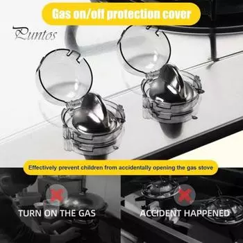 1/2/4/6 шт. прозрачная крышка ручки газовой плиты пылезащитная детская кухонная ручка переключателя микроволновой печи фиксатор защита от детей ручка духовки 1pc