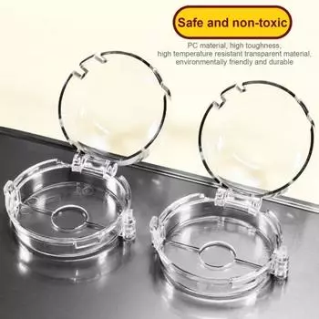 1/2/4/6 шт. прозрачная крышка ручки газовой плиты пылезащитная детская кухонная микроволновая печь переключатель ручка фиксатор защита для безопасности детей духовка 1pc