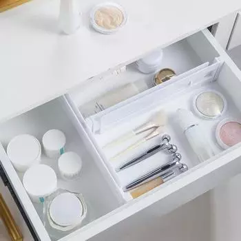 1/2/4/6 шт. Регулируемый разделитель для хранения ящиков, выдвижной, прозрачный, расширяемый, разделитель для классификации, кухонный, офисный, шкаф для перегородок 1pc