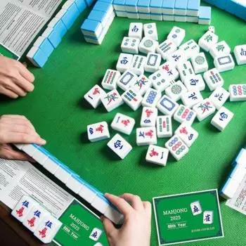 1/2/4/8/10 шт. 2025 Маджонг Счетная карточка Маджонг Лига Официальные стандартные руки и правила Маджонг Бумажная счетная карточка Маджонг Инструкция по маджонгу 1pc