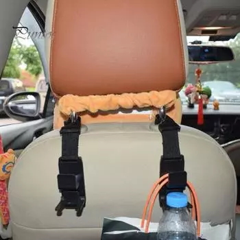 1/2/4 шт. Автомобильный держатель для кошелька, крючок, регулируемые автомобильные крючки для подголовника, многофункциональные крючки для автомобильных сидений, для сумок, бутылок, органайзер для салона автомобиля 2pcs