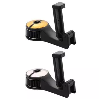 1/2/4 шт. крючки для автомобильных сидений полезные 2-в-1 автомобильные подголовники вешалка автомобильные аксессуары 1PCS красный