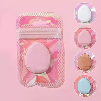 1/2/4 шт. Мини-размер, спонж для макияжа, консилер, тональная основа, пудра, спонж для пальцев, крем BB, румяна, воздушная кушонка, косметические инструменты для макияжа 2PCS