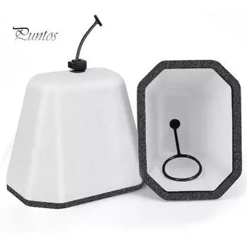 1/2/4 шт. наружные пенопластовые крышки для кранов многоразовые универсальные простые в установке зимние защиты от замерзания наружные крышки для кранов 1pc белый