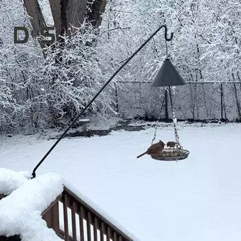 1/2/4 шт. прочные крючки для подвешивания кормушек для птиц на палубе, устойчивые к коррозии, кашпо, подвески для колокольчиков, крючки для хранения 1pc