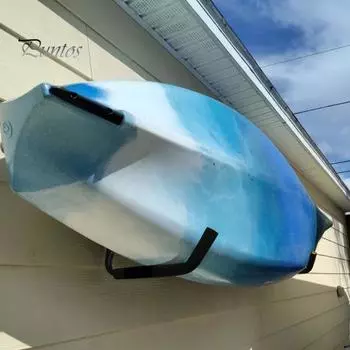 1/2/4 шт. прочный гаражный крючок 100 фунтов настенное крепление металлическая вешалка для каяков велосипед лестница садовые электроинструменты органайзер подвесная стойка для хранения 1pc чёрный