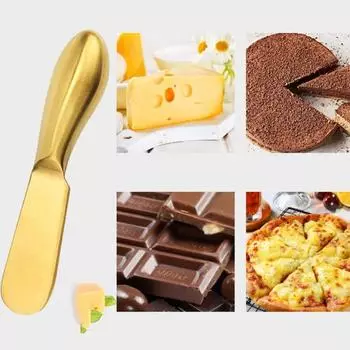 1/2/4 шт., резак для разбрасывания сыра и масла из нержавеющей стали, легко чистится, золотой резак для намазывания сыра, лучший универсальный режущий инструмент для разбрызгивания масла 1pc