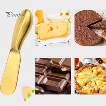 1/2/4 шт., резак для разбрасывания сыра и масла из нержавеющей стали, легко чистится, золотой резак для намазывания сыра, лучший универсальный режущий инструмент для разбрызгивания масла 1pc
