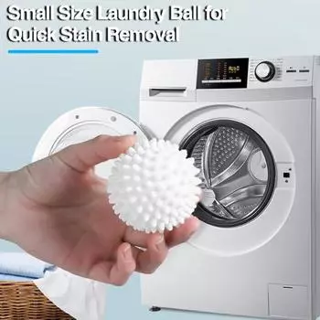 1/2/4 шт. шарики для стирки с защитой от намотки предотвращают спутывание одежды, экологически чистый шарик для стирки из ПВХ с мягкой текстурой 2pcs белый