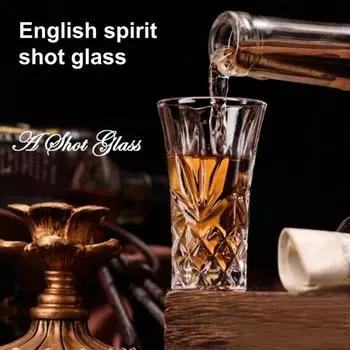 1/2/4 шт. стопки 60 мл стаканы для текилы тяжелые стаканы для виски 1pc