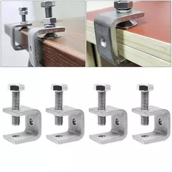 1/2/4 шт. Струбцины из нержавеющей стали с зажимом типа «тигр», монтажный зажим для стола, прочный, для деревообработки, регулируемый, фиксированный держатель 1Pcs