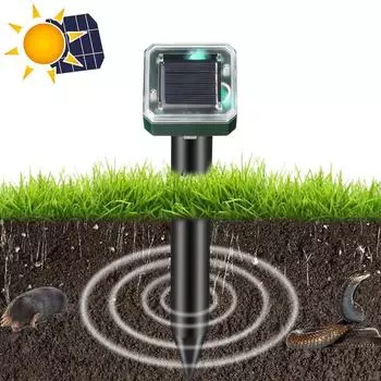 1/2/4 шт., ультразвуковой отпугиватель для фермерской мыши, суслика, крота, крысы, отпугиватель вредителей, ультразвуковой отпугиватель, солнечная энергия