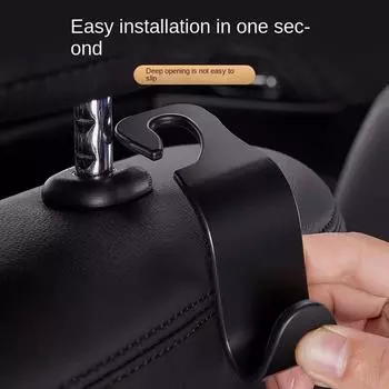 1/2/4 шт. Универсальный авто крючок для подголовника сиденья, вешалка для хранения автомобиля, органайзер на заднее сиденье, держатель, аксессуары для салона автомобиля