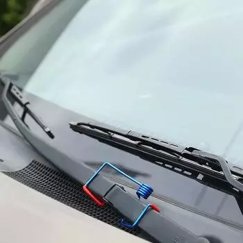 1/2/4 шт. Усилитель пружины стеклоочистителя автомобиля, универсальное интеллектуальное устройство для рычагов стеклоочистителя, многоцелевой прочный усилитель стеклоочистителя для седана 1pcs чёрный