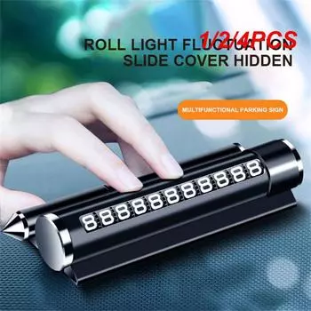 1/2/4 шт временный стоп-сигнал многоцветный сплав автомобильные аксессуары стоп-сигнал многофункциональный автомобиль ароматерапия портативный молоток безопасности