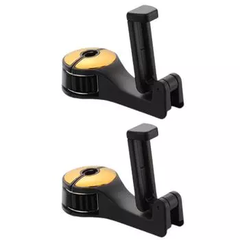 - 1/2/4 шт. Скрытый крючок для автомобильного подголовника 2-в-1, кронштейн для автомобильного подголовника, аксессуары 1PCS красный