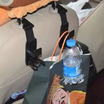 1/2/4 шт. автомобильный держатель для кошелька крючок регулируемые автомобильные крючки для подголовника многофункциональные 2pcs