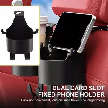 1/2/4pcs Car Seat Mount Headrest Hook Hanger Storage Organizer Universal With Cup Holder For Handbag Universal Vehicle Tool