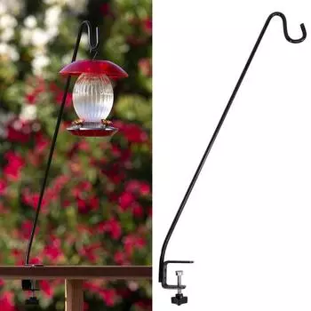 1/2/4Pcs Heavy Duty Deck Bird Feeder Hanger Hooks Rustproof Corrosion Resistant Planters 1pc