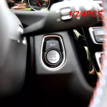 1/2/4 шт. Старт-стоп двигатель ключ для запуска двигателя кнопка запуска крышка для шасси F F20 F30 F34 F10 F48 F52 F15 F16 F25 F26