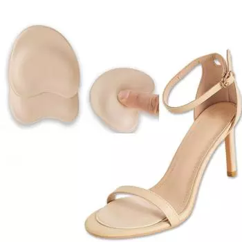 1/2/5 пар подушечек для передней части стопы женские сандалии на высоком каблуке рельефные стельки нескользящие подушечки для слишком большой обуви уменьшающие размер подушечки для пальцев ног 1pair абрикосовый