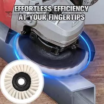 1/2/5 шт. 4,5 дюйма/5 дюймов шерстяной войлочный лоскутный полировальный диск шерстяной круглый полировальный круг для металла мрамора камня мебели автомобильного воска 4.5inch 1pc