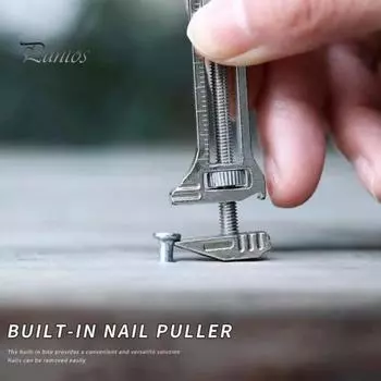 1/2/5 шт. Компактный титановый многофункциональный брелок для ключей, сплав, мини-ключ, открывалка для бутылок, портативный многофункциональный инструмент для кемпинга, походов, ремонта 1pc