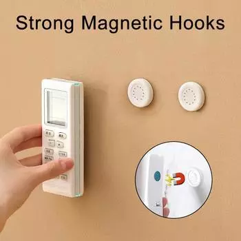 1/2 /5 шт. Магнитный крючок, многоцелевой, сильный магнитный крючок, магнитные крючки для холодильника, магнитный держатель для пульта дистанционного управления, крючок для домашнего офиса 1set
