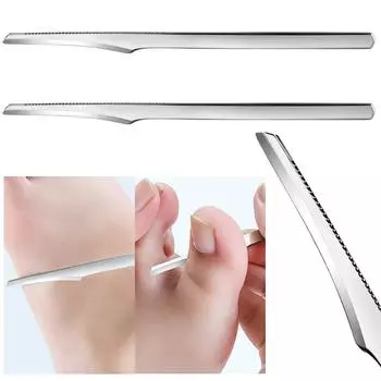 1/2/5 шт. скребок для ног, нож для педикюра, средство для удаления омертвевшей кожи с ногтей на ногах, скребок для пяток из нержавеющей стали, пилка для маникюра, аксессуары