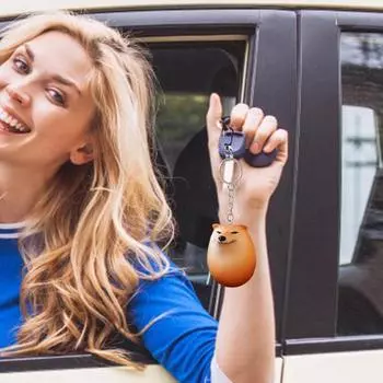 1/2/6 шт. игрушка-игрушка для сдавливания яиц сиба-ину с держателем, медленный отскок, снятие стресса, тревожности, портативная, для детей, подростков, взрослых, мультяшная собака, сенсорная игрушка-фиджет A