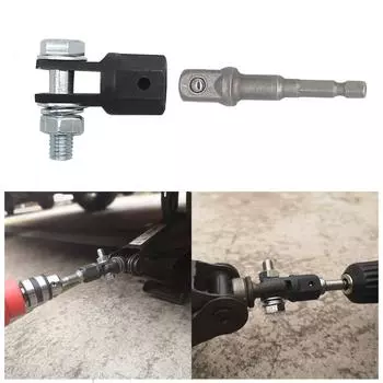 1/2-дюймовый ножничный домкрат адаптер привод ударный гайковерт адаптер инструмент домкрат ножницы хром-ванадиевая сталь адаптер стальной шаровой шарнир стержень
