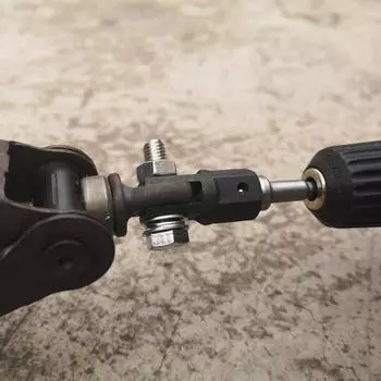 1/2-дюймовый ножничный домкрат адаптер привод ударный гайковерт адаптер инструмент домкрат ножницы хром-ванадиевая сталь адаптер стальной шаровой шарнир стержень чёрный