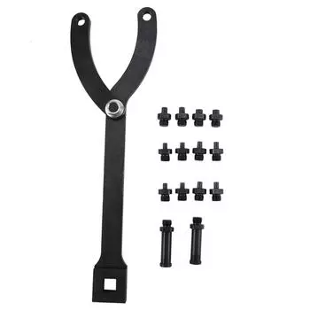 1/2 Inch Dr Adjustable Variable Pin Spanner Wrench Tool Pulley Puller Remover CHINA