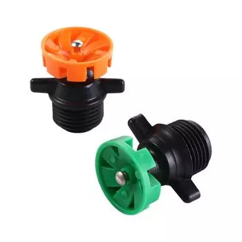 1/2 Inch Rotating Sprinkler Male Thread Turning Sprinkler Irrigation Nozzle Garden оранжевый