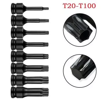 1/2 Inch Socket Adapter Driver Star Bit Electric Screw Adapter Head