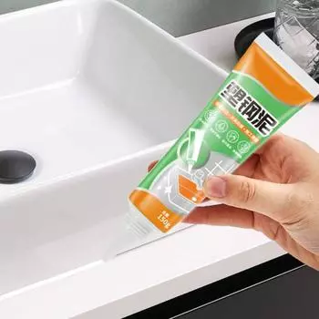 1/2 комплекта 150 г набор для ремонта затирки швов плитки с напальчником, клейкой лентой, шариковым стержнем, быстросохнущая водонепроницаемая плитка для кухни, ванной, туалета, раковины, пола 1pc