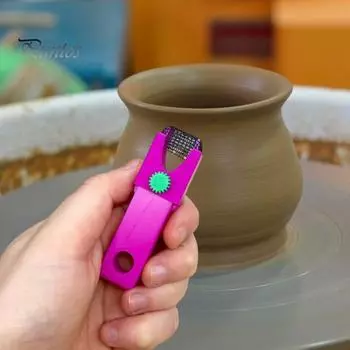 1/2 комплекта небольших шлифовальных арф с сеткой 5/10, мини-ручной многофункциональный инструмент для лепки из глины, формовщик для керамики, принадлежности для художников и ремесленников 1 Set