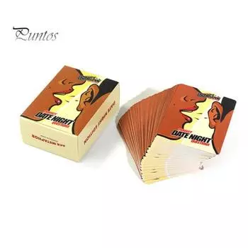 1/2 коробки Карточки для настольной игры Tonight Conversation Настольная игра для свиданий Вопросы для свиданий Пакет расширения 100 Карточки для разговоров для пар 1pc